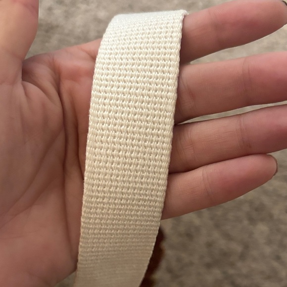 Coach white and brown vintage linen belt - Picture 5 of 5